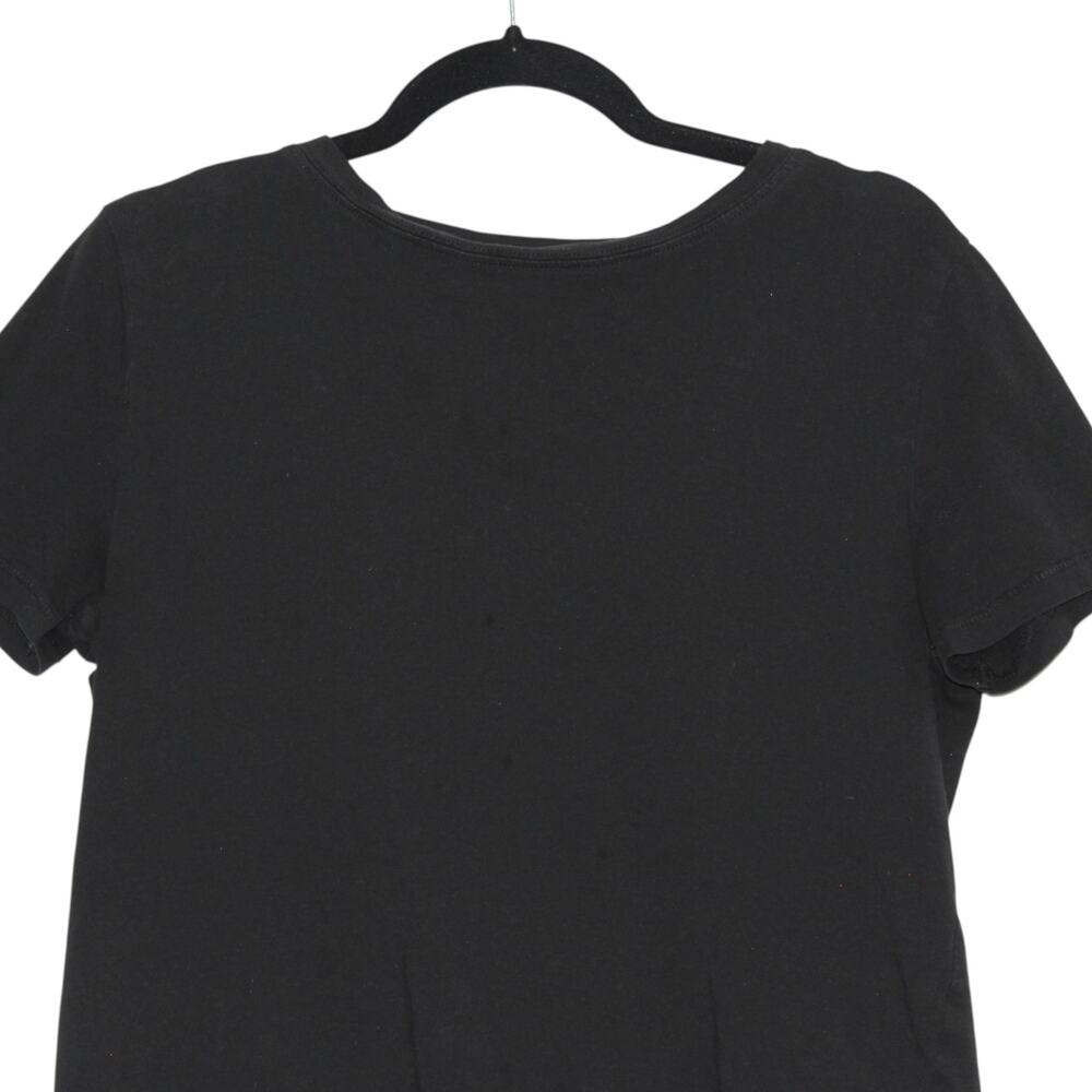 MANGO Black T-shirt Short Sleeve Size Large - Picture 2 of 4